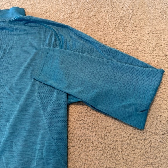 Lululemon Shirt Mens XXL Metal Vent Tech 1/4 Zip Sea Blue Pullover Long Sleeve - Picture 9 of 13